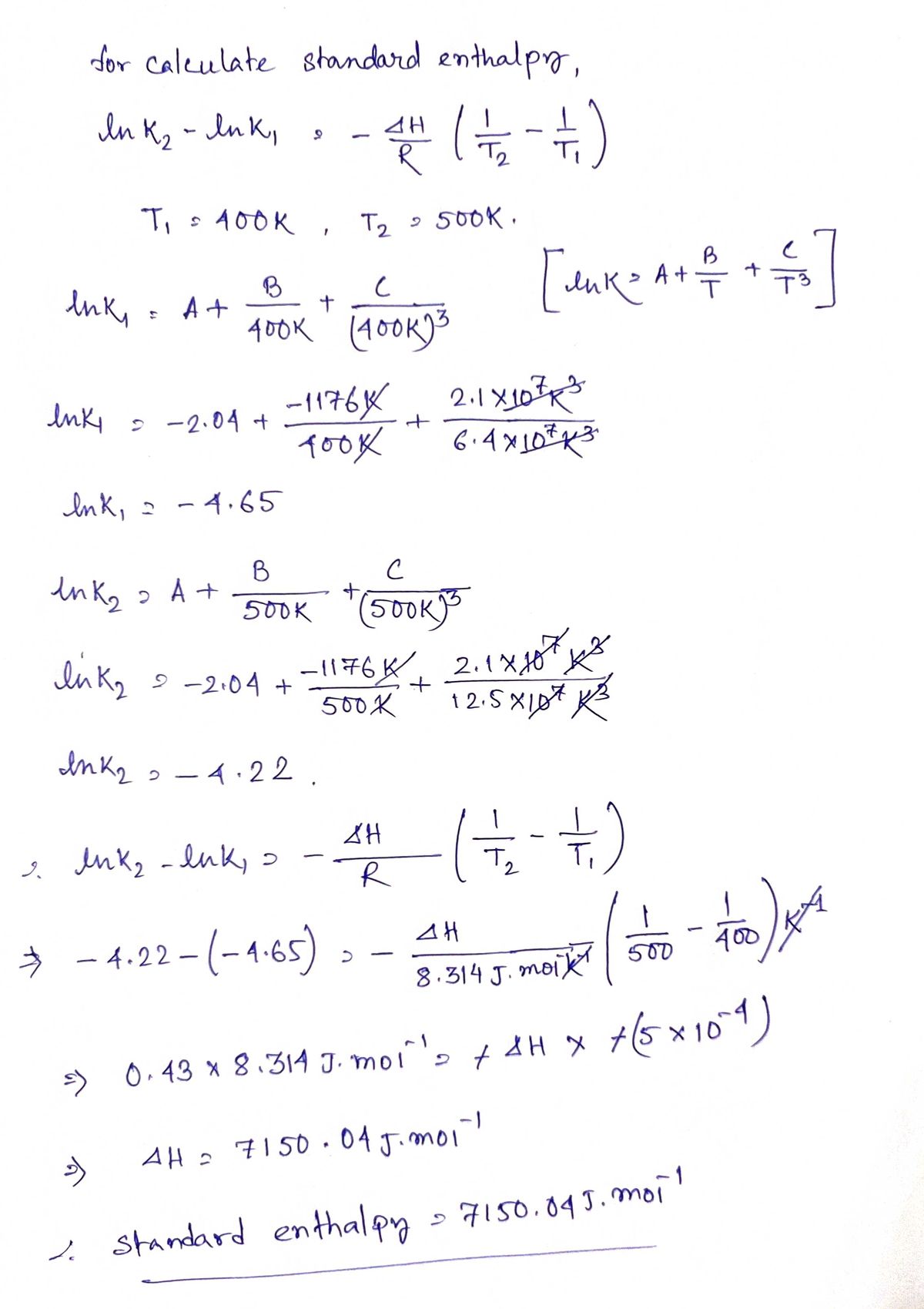 Answered The equilibrium constant of a reaction bartleby